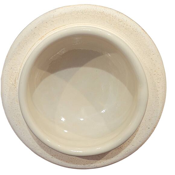 Art Pottery Brown striped and white drip glaze teapot signed - Picture 11 of 13